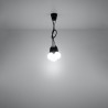 Lampa wisząca DIEGO 3 czarna SL.0573 Sollux