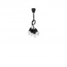Lampa wisząca DIEGO 5 czarna SL.0574 Sollux