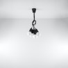 Lampa wisząca DIEGO 5 czarna SL.0574 Sollux