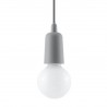 Lampa wisząca DIEGO 1 szara SL.0575 Sollux