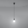 Lampa wisząca DIEGO 1 szara SL.0575 Sollux