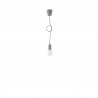 Lampa wisząca DIEGO 1 szara SL.0575 Sollux