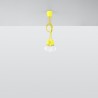 Lampa wisząca DIEGO 3 żółta SL.0579 Sollux
