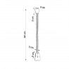 Lampa wisząca DIEGO 3 żółta SL.0579 Sollux