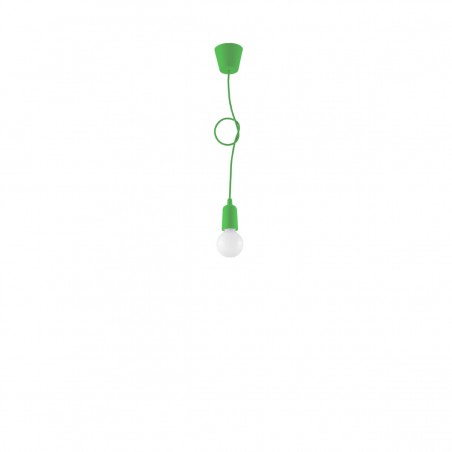Lampa wisząca DIEGO 1 zielony SL.0581 Sollux