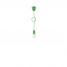 Lampa wisząca DIEGO 1 zielony SL.0581 Sollux