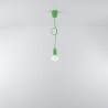 Lampa wisząca DIEGO 1 zielony SL.0581 Sollux