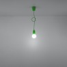 Lampa wisząca DIEGO 1 zielony SL.0581 Sollux
