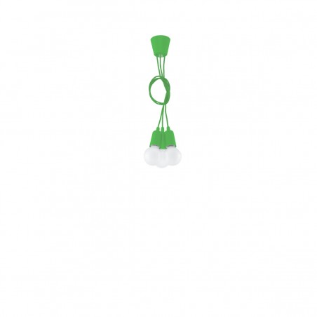 Lampa wisząca DIEGO 3 zielony SL.0582 Sollux