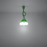 Lampa wisząca DIEGO 5 zielony SL.0583 Sollux