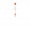 Lampa wisząca DIEGO 1 pomarańczowy SL.0584 Sollux