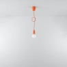 Lampa wisząca DIEGO 1 pomarańczowy SL.0584 Sollux