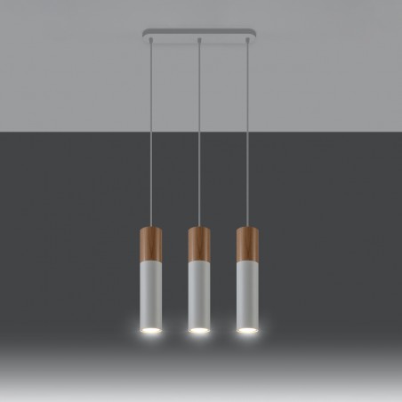 Lampa wisząca PABLO 3L biała SL.0630 Sollux