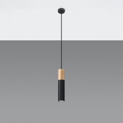Lampa wisząca PABLO czarna SL.0632 Sollux