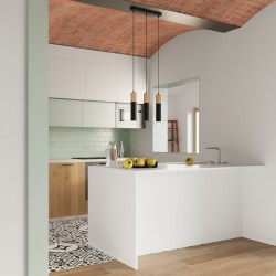 Lampa wisząca PABLO czarna SL.0632 Sollux