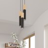 Lampa wisząca PABLO czarna SL.0632 Sollux