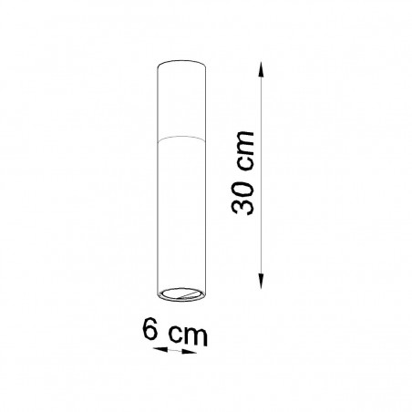 Plafon PABLO czarny SL.0635 Sollux