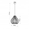 Lampa wisząca APRILLA SL.0639 Sollux