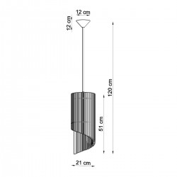 Lampa wisząca ALEXIA SL.0640 Sollux