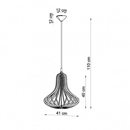 Lampa wisząca ELZA SL.0641 Sollux