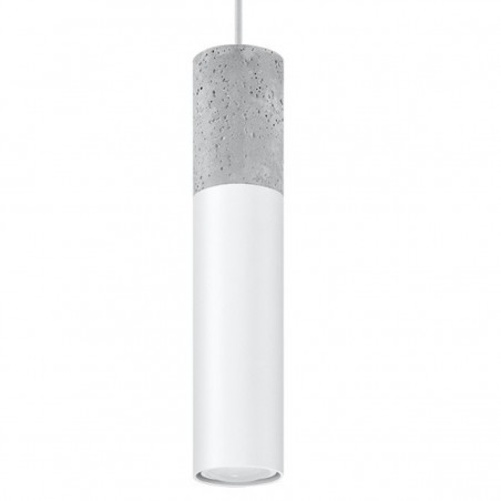Lampa wisząca BORGIO 1 biały SL.0647 Sollux