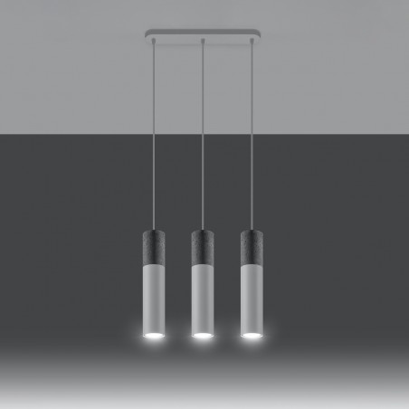 Lampa wisząca BORGIO 3L biały SL.0649 Sollux