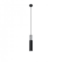 Lampa wisząca BORGIO 1 czarny SL.0650 Sollux