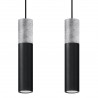 Lampa wisząca BORGIO 2 czarny SL.0651 Sollux