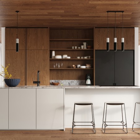 Lampa wisząca BORGIO 2 czarny SL.0651 Sollux