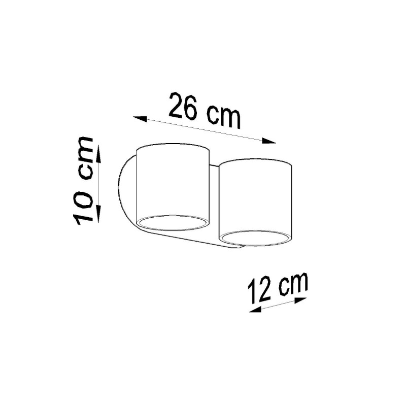 Kinkiet ORBIS 2 biały SL.0659 Sollux