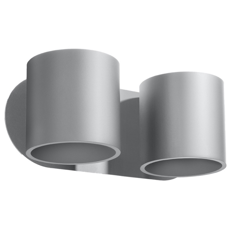 Kinkiet ORBIS 2 szary SL.0661 Sollux