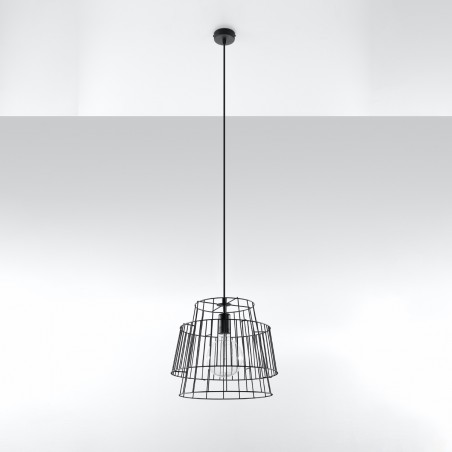 Lampa wisząca GATE czarny SL.0663 Sollux