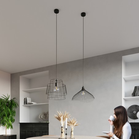 Lampa wisząca UMB czarny SL.0665 Sollux