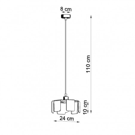 Lampa wisząca TULIP biały SL.0666 Sollux