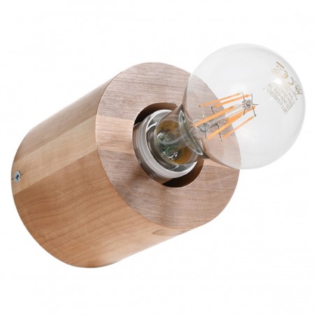 Kinkiet SALGADO naturalne drewno SL.0673 Sollux