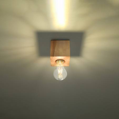 Plafon ARIZ naturalne drewno SL.0675 Sollux