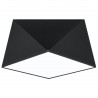 Plafon HEXA 25 czarny SL.0687 Sollux