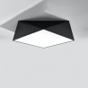 Plafon HEXA 45 czarny SL.0693 Sollux