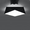 Plafon HEXA 45 czarny SL.0693 Sollux