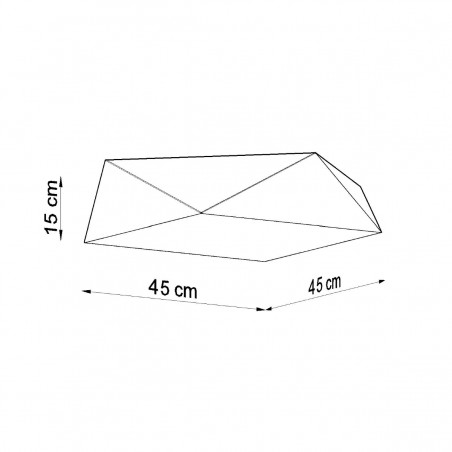Plafon HEXA 45 cekin SL.0694 Sollux