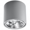 Plafon TIUBE szary SL.0696 Sollux