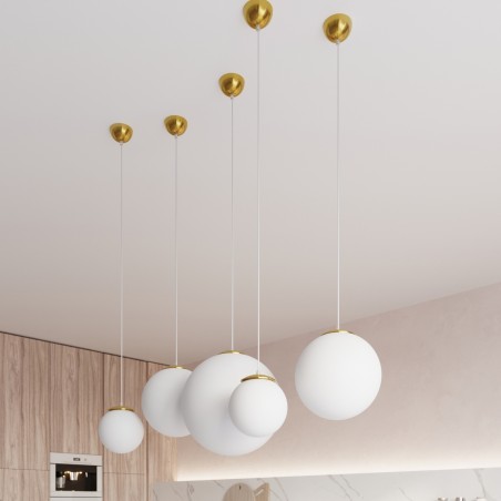 Lampa wisząca UGO 30 złota SL.0716 Sollux