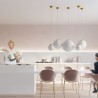 Lampa wisząca UGO 30 złota SL.0716 Sollux