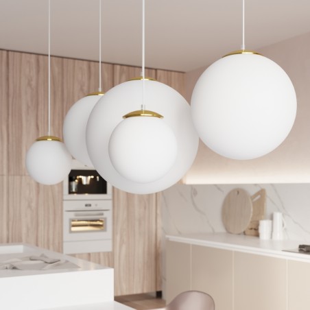 Lampa wisząca UGO 40 złota SL.0717 Sollux