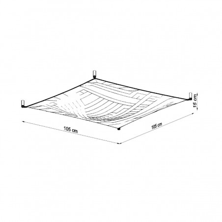 Plafon LUNA 2 biały SL.0738 Sollux
