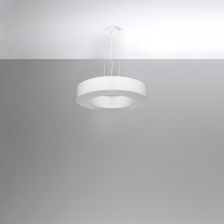 Żyrandol SATURNO SLIM 50 biały SL.0749 Sollux