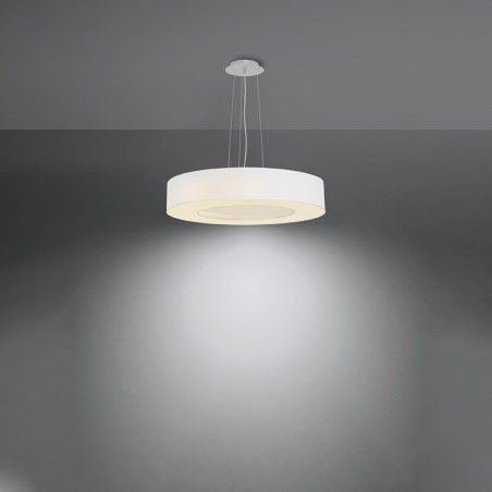 Żyrandol SATURNO SLIM 50 biały SL.0749 Sollux