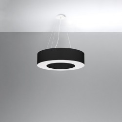 Żyrandol SATURNO 70 czarny SL.0752 Sollux