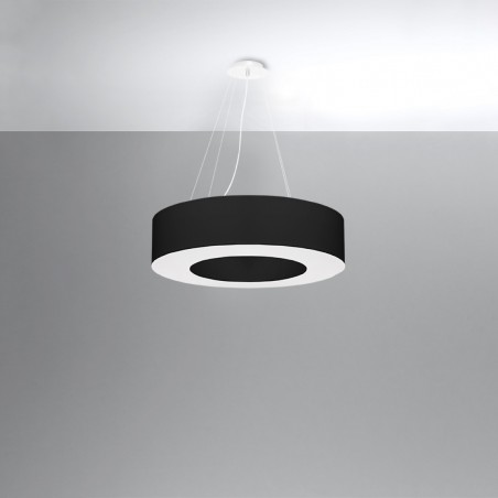 Żyrandol SATURNO 70 czarny SL.0752 Sollux