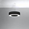 Żyrandol SATURNO 70 czarny SL.0752 Sollux